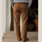 Men's Classic Business Corduroy Slim Fit Straight Leg Pants MTA0462K1U