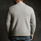 Men's Classic Stylish Color-block Imitation Two-piece Button-up Knitted Cardigan MTA2635L2U