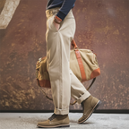 Men's Classic Cotton Blend Adjustable Waistband Pants MTA0550K2U